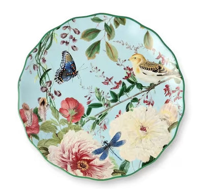 Set 4 platos flora 28 cm
