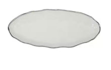 Cargar imagen en el visor de la galería, Plato Ovalado Largo con Filo Plata