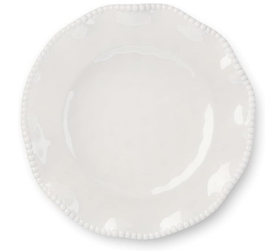 Set 4 vajilla crema perlas largo