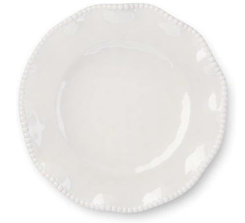 Set 4 vajilla crema perlas largo