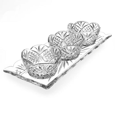 Charola set 4 piezas