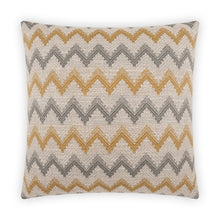Cargar imagen en el visor de la galería, Cojín Decorativo Rayas Diagonales Oro Gris