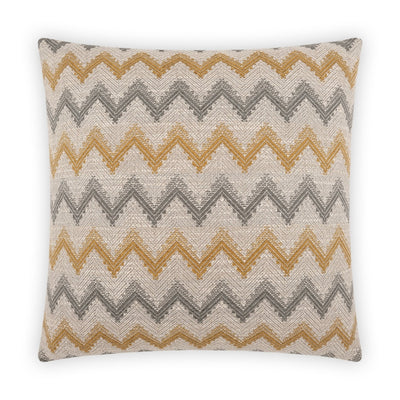Cojín Decorativo Rayas Diagonales Oro Gris