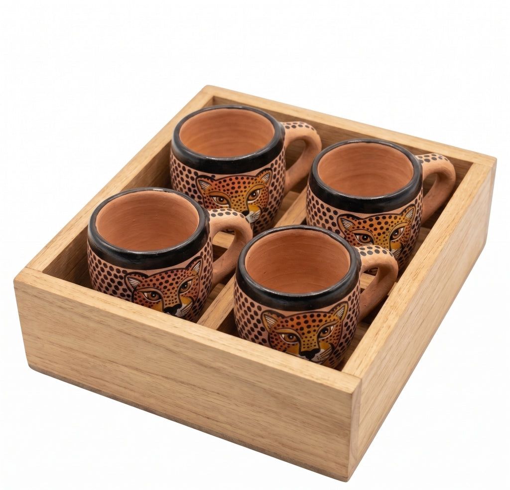Tequileros Jaguar con Caja de Madera