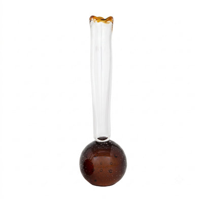 Florero Bola Ámbar Alto