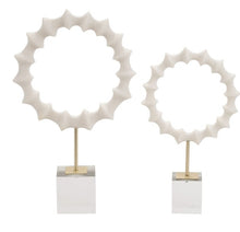 Cargar imagen en el visor de la galería, Escultura Anillos Blancos S/2