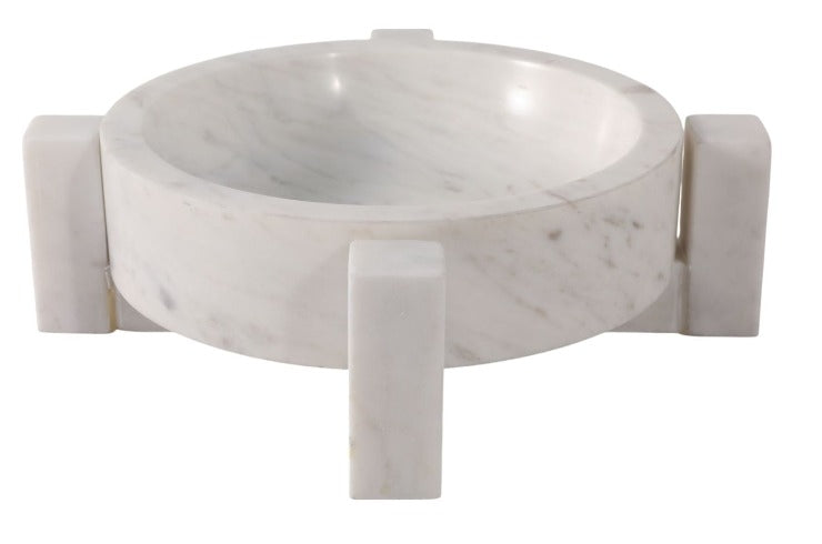 Bowl Decorativo Piedra Blanca