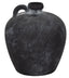 Florero Negro de Cerámica Grande