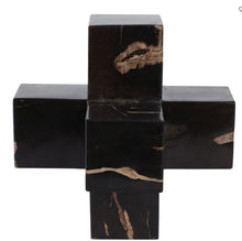 Cargar imagen en el visor de la galería, Escultura Cruz Madera Pterificada