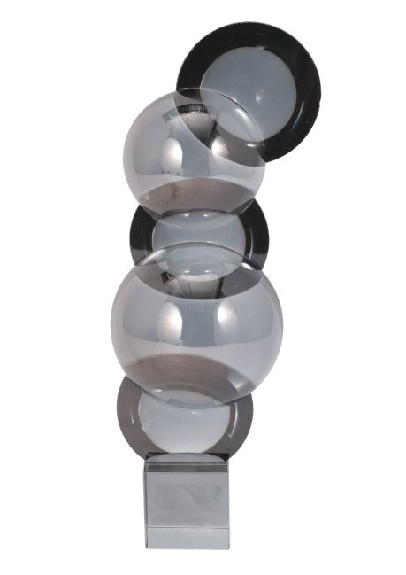 Decoración Bolas Vidrio Gris