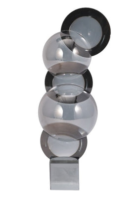Decoración Bolas Vidrio Gris