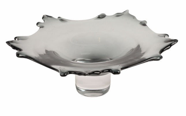 Bowl Hoja Gris Transparente
