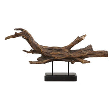 Cargar imagen en el visor de la galería, Escultura Tronco Metal Bronce
