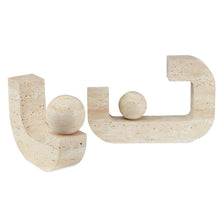 Cargar imagen en el visor de la galería, S2/ Esculturas Equilibrio Piedra Blanca