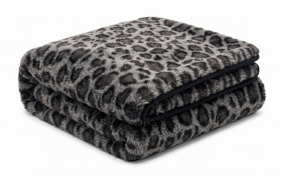 Cobija Leopardo Negra