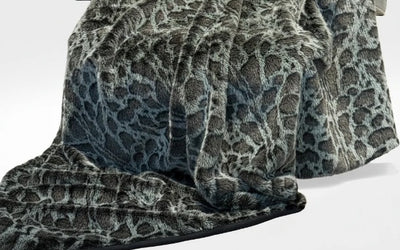 Cobija Leopardo Negra