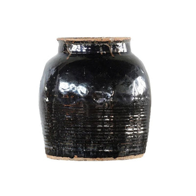 Jarrón Chino Artesanal negro