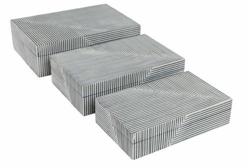 Caja Blanca con Negro Chica
