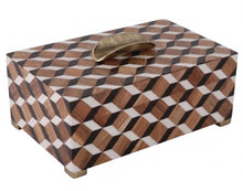 Cargar imagen en el visor de la galería, Caja Geométrica de Madera Chica