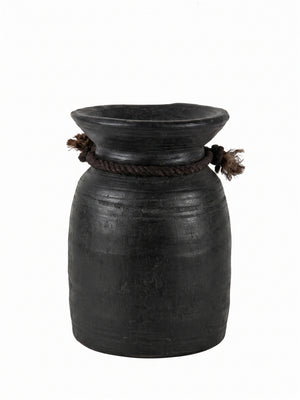 Mini Jarrón Decorativo Negro