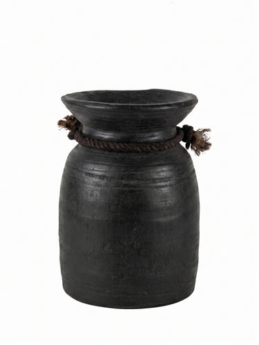 Mini Jarrón Decorativo Negro