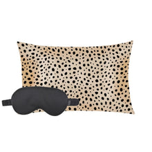 Cargar imagen en el visor de la galería, Funda Leopardo Satín y Mascara Negra