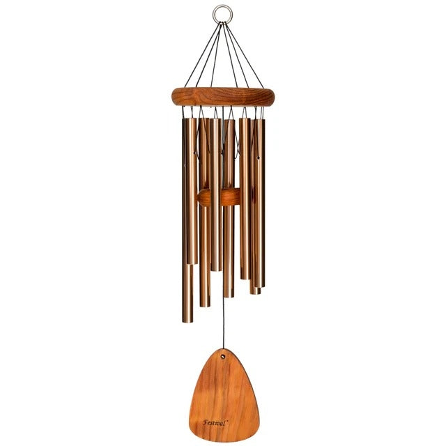 Campana De Viento Bronce 8 Tubos  61 cm