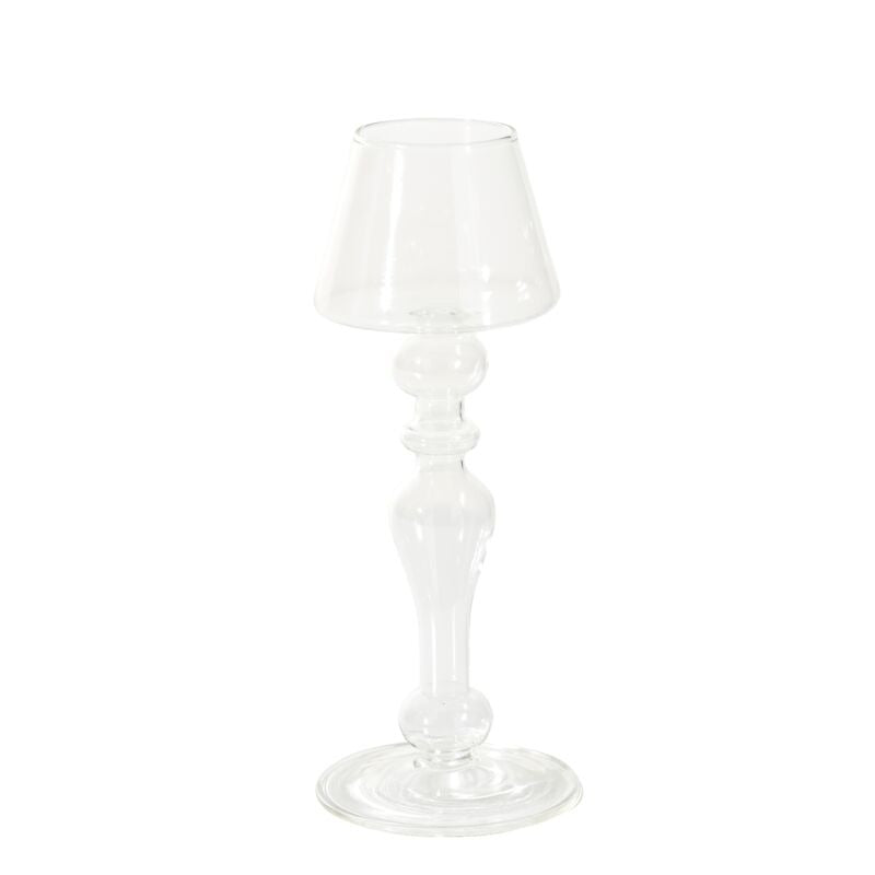 Sujetador De Velas De Vidrio 25cm