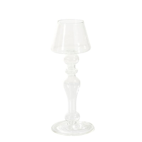 Sujetador De Velas De Vidrio 25cm