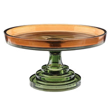 Cargar imagen en el visor de la galería, Pastelera Vidrio Verde / Naranja