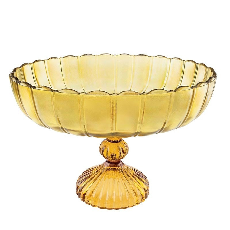 Botanero Vidrio Amarillo