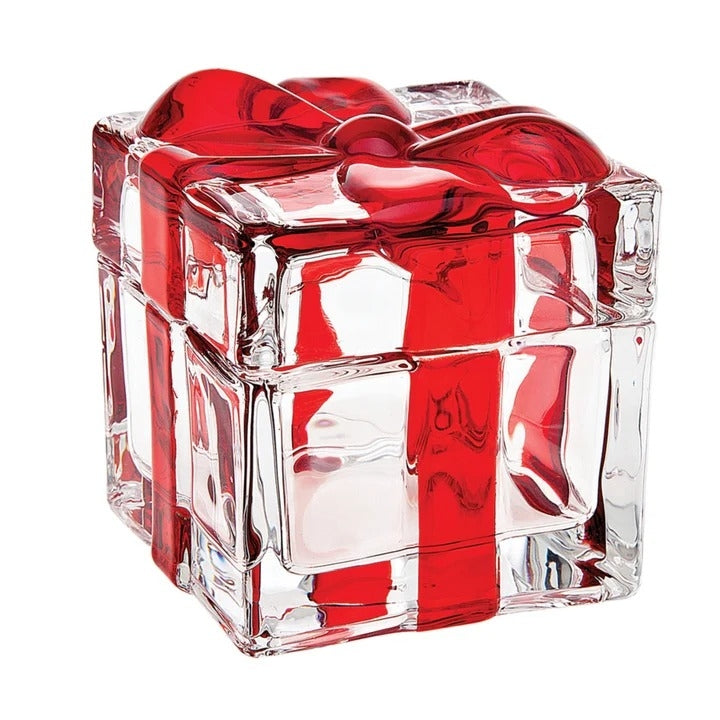 Caja De Regalo Cristal Roja