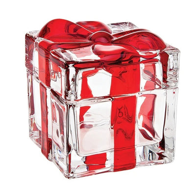 Caja De Regalo Cristal Roja