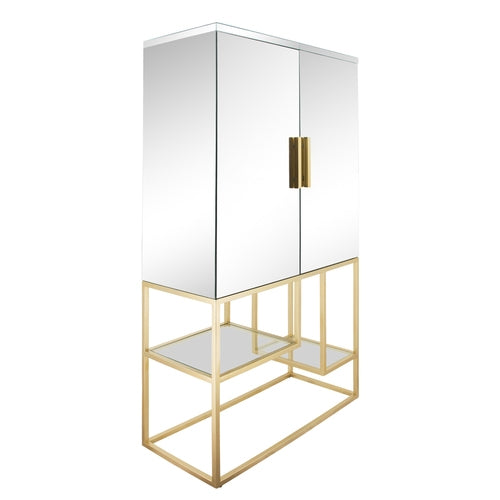 Gabinete Metal Con Patas Oro