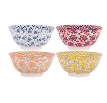 Cargar imagen en el visor de la galería, Bowl Flores Multicolor S4