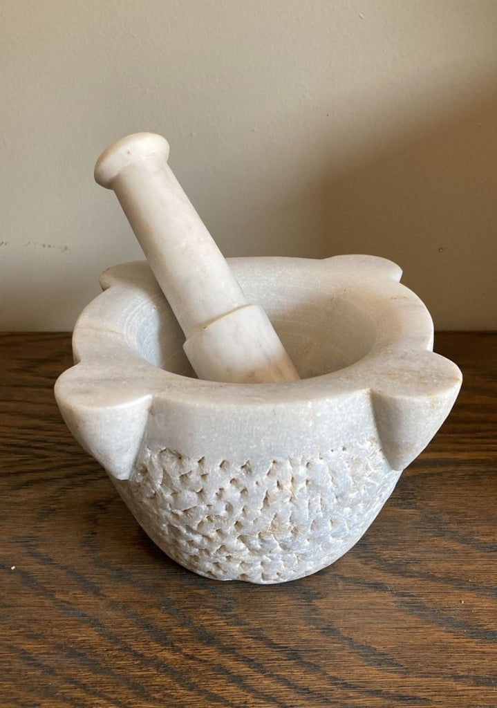 Molcajete De Marmol Blanco